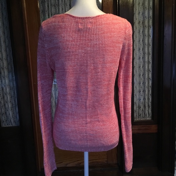 Old Navy Pink/Peach Pretty Summer Pullover Medium - Picture 5 of 7